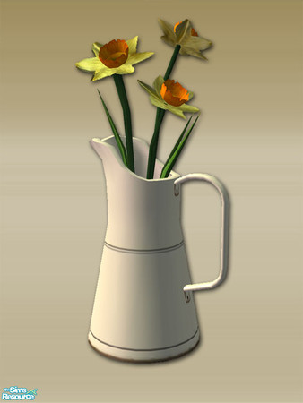 Sims 2 — Mt Lodge - Pitcher - Mesh by Shakeshaft — Part of the Mt Lodge Bathroom Set, the set consists of Sink Unit and