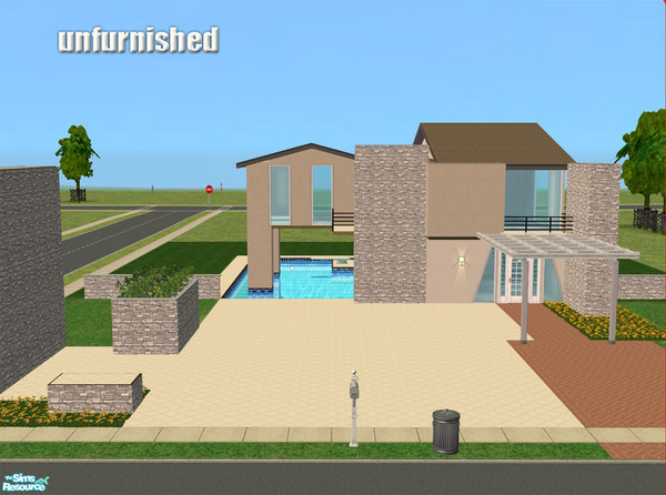 Sims 2 — grks Athens 3 unfurnished by greeksim — A modern comfortable and luxurius home designed with care to meet your