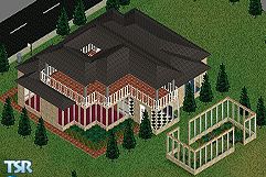 Sims 1 — Estaticas Glass & Brick House by estatica — It's really cheap and stylish don't you think? :) Ideal for a