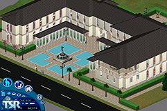 Sims 1 — Estaticas Lost Hotel by estatica — A nice hotel at the top of the hill :)