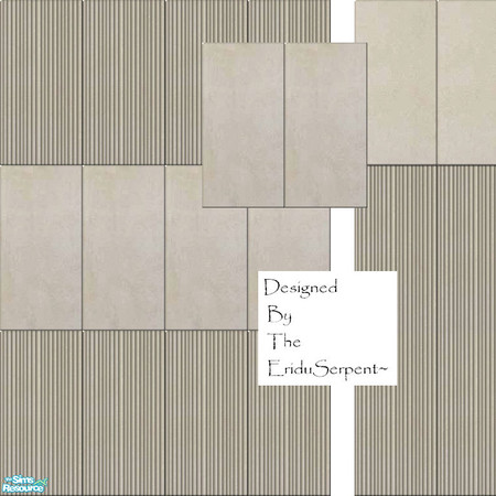 Sims 2 — Modern Wall Set 1  by eriduserpent — Two tiled walls and one floor tile. Designed By The EriduSerpent~