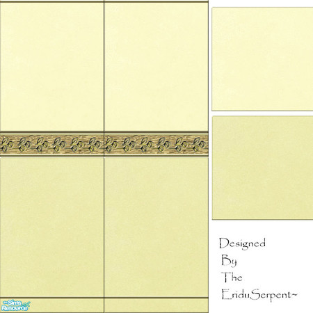 Sims 2 — Modern  Bathroom Wall Set 7 by eriduserpent — A cream stone set for Ruffin...(1 of 2) now you can have a change
