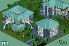 Sims 1 — Elysian Estate by stephanie_b. — Singles this is the home for you! Elysian Estate offers designer living and