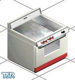 Sims 1 — Red Kitchen Stove by Bea — Part of the Red Kitchen Set.