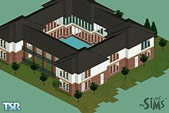 Sims 1 — Estaticas Glass and Brick House 2 by estatica — Explore it and see for yourself.