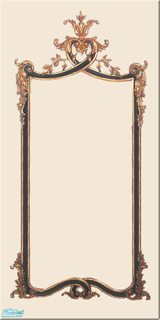 Sims 2 — Framework On Cream Paneling by Halfcreek — created by Halfcreek