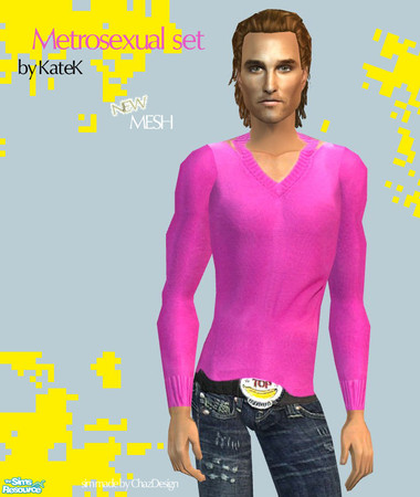 Sims 2 — Metrosexual male set by K@ — A little bit metrosexual set for guys :) It\'s bright and very summery! Enjoy!