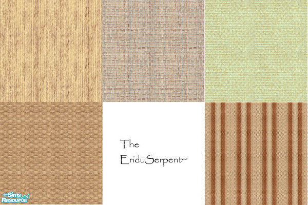 Sims 2 — Natural Carpets  by eriduserpent — A set of natural carpeting...sisal, jute and rice mat. I did not design these