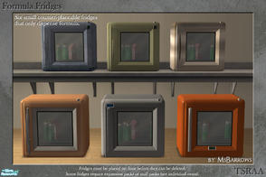 Sims 2 — Formula Fridges by MsBarrows — Like to have a fridge in the nursery for easy access to formula for your babies