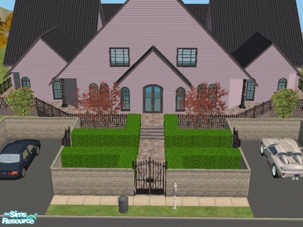 Sims 2 — Destiny by mari82 — This house is huge. It has 4 bedrooms and 3 bathrooms. There is a livingroom