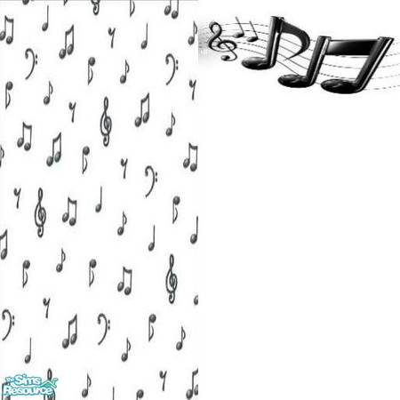 Sims 2 — Music Wallpaper by sweetheartwva — I made these for the Harold Apartment flip.