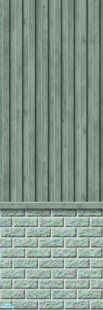 Sims 2 — Studio K Vertical Wood & Light Brick - Laurel by StudioKhagerks — 