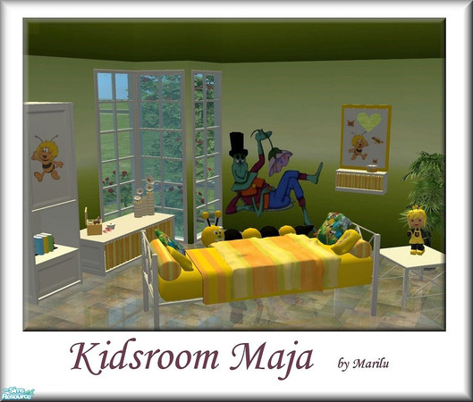 Sims 2 — Kidsroom Maja by marilu — Kidsroom with the Bee Maja - Theme