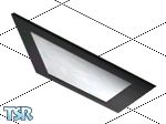Sims 1 — Futuristic Dining Mirror by Captain — Part of the Futuristic Dining Set.