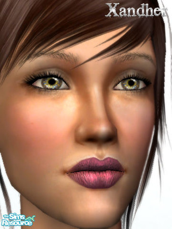 Sims 2 — Ambrosia Lipstick - Stilletto by Xandher — A delicately dual-hued, matte and metallic lipstick. Looks great on