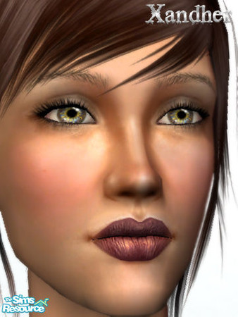 Sims 2 — Ambrosia Lipstick - Dear John by Xandher — A delicately dual-hued, matte and metallic lipstick. Looks great on