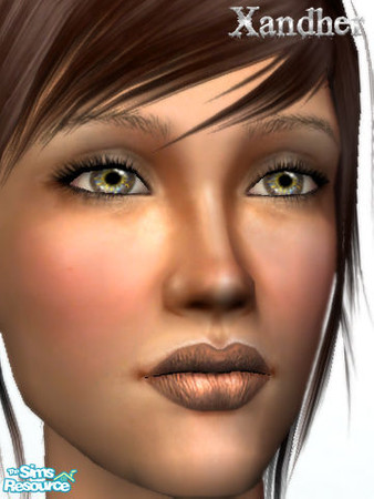 Sims 2 — Ambrosia Lipstick - Bronzed by Xandher — A delicately dual-hued, matte and metallic lipstick. Looks great on
