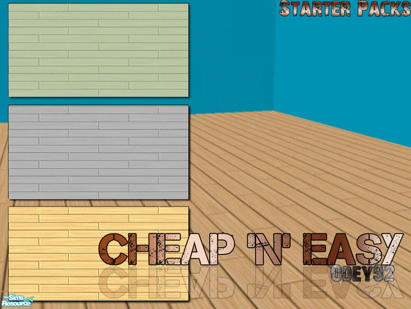 Sims 2 — The Cheap \'n\' Easy Collection by Odey92 — This fantastic collection offers a cheap alternative to all the