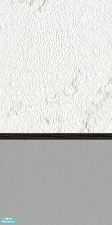 Sims 2 — tams TC 99 set - Tams Stucco Wall 3 For Tc99 by tambriah — white stucco top gray textured bottom with black