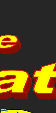 Sims 2 — \"The invasion of the great tomatoes\" mural 1i by Elut — 