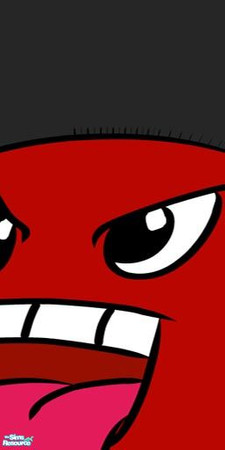 Sims 2 — \"The invasion of the great tomatoes\" mural 1n by Elut — 