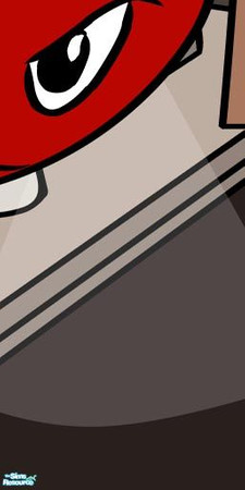 Sims 2 — \"The invasion of the great tomatoes\" mural 3f by Elut — 