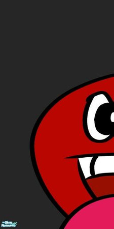 Sims 2 — \"The invasion of the great tomatoes\" mural 1m by Elut — 