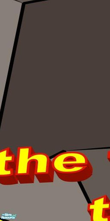 Sims 2 — \"The invasion of the great tomatoes\" mural 2p by Elut — 