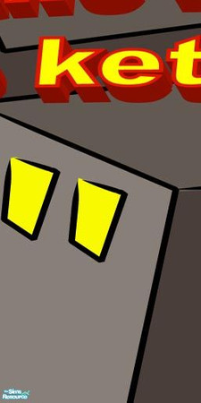 Sims 2 — \"The invasion of the great tomatoes\" mural 3q by Elut — 