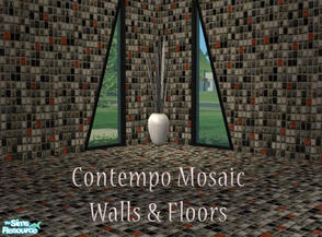 Sims 2 — Contempo Mosaic Tiles by SofijaDosen — Price in game is 1$. Hope you like it!