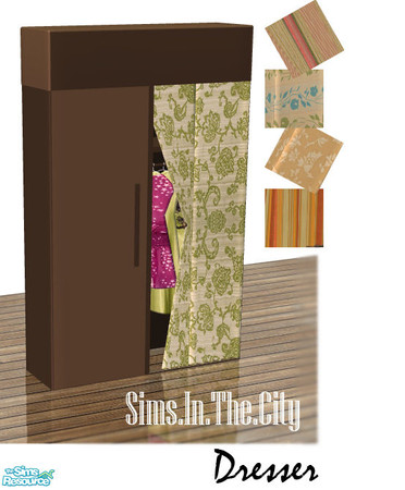 Sims 2 — Sims.In.The.City - Dresser by Sophel21 — interior for urban sims - perfect for apartment living. Set includes