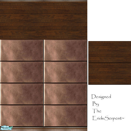 Sims 2 — Copper & Wood Wall Panel & Floor Set by eriduserpent — Shineeeeeeeeeeeeeeeeeeeeeeeeeeeeeeeeey :o) One