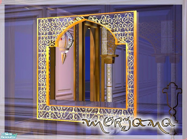 Sims 2 — Morjana Bedroom - golden mirror by kibanahnah — a moroccan-oriental bedroom!I hope you will like it! 