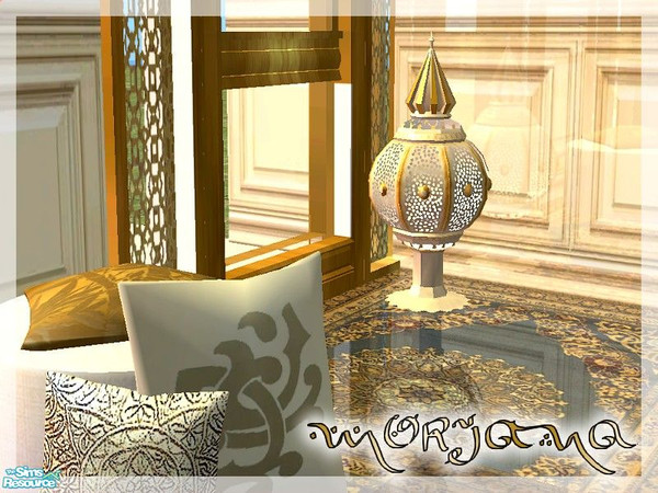 Sims 2 — Morjana Bedroom - oriental lamp by kibanahnah — a moroccan-oriental bedroom!I hope you will like it! 