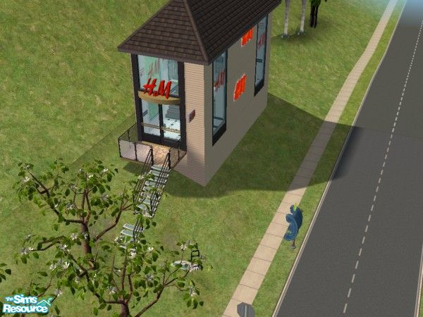 Sims 2 — Mini H&M by sabsiix33 — A very small H&M where, but fully decorated and very cute.