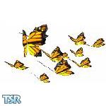 Sims 1 — Yellow Monarch by NiGhT_PhOeNiX — This is an animal from NiGhT_PhOeNiX's Pet Store at Arabian Sims. This