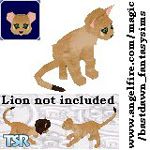Sims 1 — BastDawn Lioness Cat by BastDawn — This cat is a companion for my lion pet. You'll need the Maxis extra pet