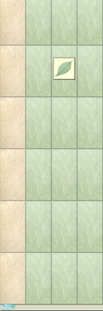 Sims 2 — Nature Wall & Floor Set - Naturemarble2 by eriduserpent — A tiled deco wall. Designed By The EriduSerpent~