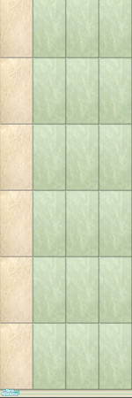 Sims 2 — Nature Wall & Floor Set - Naturemarble1 by eriduserpent — A tiled wall. Designed By The EriduSerpent~