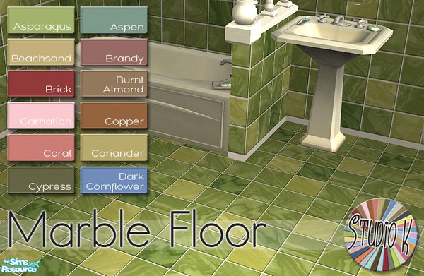 Sims 2 — Studio K Marble Floor_01 by StudioKhagerks — 