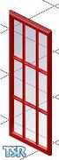 Sims 1 — Red Window by Raveena — A bright, red window to match the red front door...
