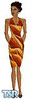 Sims 1 — Funky Dress by Natalia — All 3 skin tones included. Head NOT included.