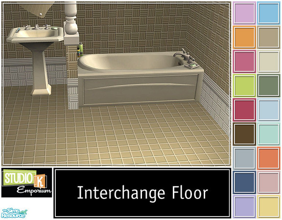 Sims 2 — Studio K Interchange Floor_02 by StudioKhagerks — 