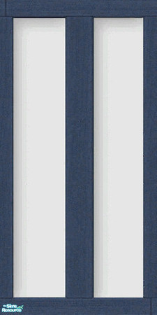 Sims 2 — Romany Life - Caravan Wall Blue by Shakeshaft — Part of a recolour of the Romany Life Set in Blue and White,
