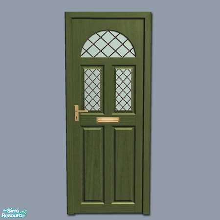 Sims 2 — Mayfair Door - Green by Shakeshaft — Part of a recolour set of my Mayfair Windows and Doors, with recolours in