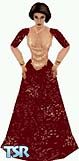 Sims 1 — Royal Ruby 2 by Terrarianna — This is the second Royal Ruby dress created especially for Mynnia. :-) Lots of