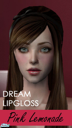 Sims 2 — Dream LipGloss - Pink Lemonade by jj_dj — He Loves Me... He Loves Me Not... He Loves Me!! Dreamy LipGloss xox