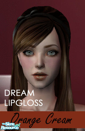 Sims 2 — Dream LipGloss - Orange Cream by jj_dj — He Loves Me... He Loves Me Not... He Loves Me!! Dreamy LipGloss xox All