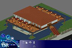 Sims 1 — Rivertop Restaurant by Tyage — The first fine dining restraunt in the Sims that is placed over a river. Come and