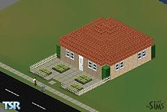 Sims 1 — Mini by Jane Starz — A Mini house for a mini family. This nicely located minihouse has only place for two single